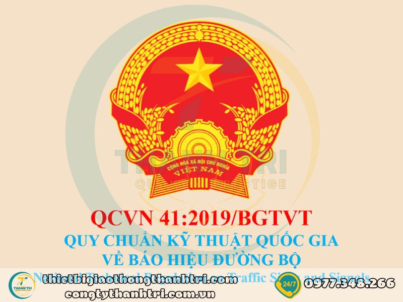 Tải QCVN 41:2019 BGTVT Bản Màu Quy Chuẩn Kỹ Thuật Quốc Gia Về Báo Hiệu Đường Bộ