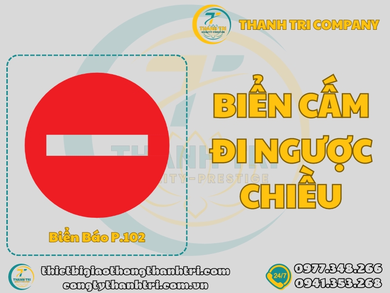 Biển cấm đi ngược chiều