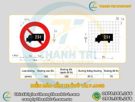 Kích Thước Hình Dạng Ý Nghĩa Biển Báo Cấm Xe Ô Tô Tải P.106