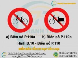 Tìm Hiểu Về Biển Cấm Xe Đạp P.110a