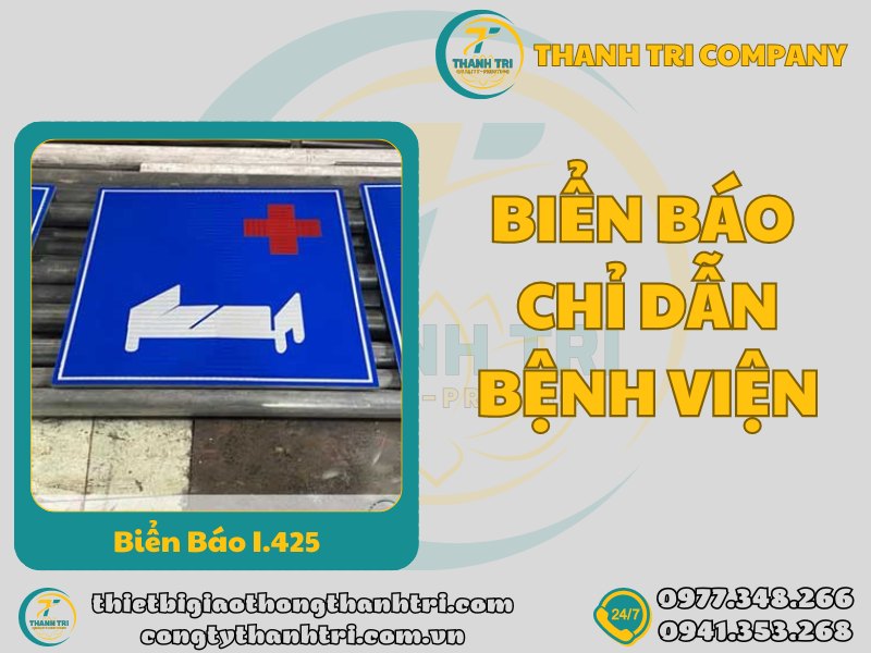 Biển báo chỉ dẫn bệnh viện