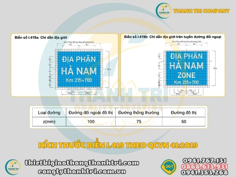 Biển báo chỉ dẫn địa giới I.419