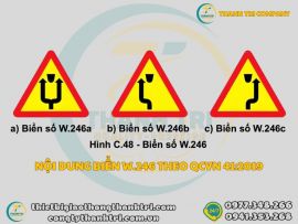 Tìm Hiểu Biển Báo Hiệu Chú Ý Chướng Ngại Vật W.246