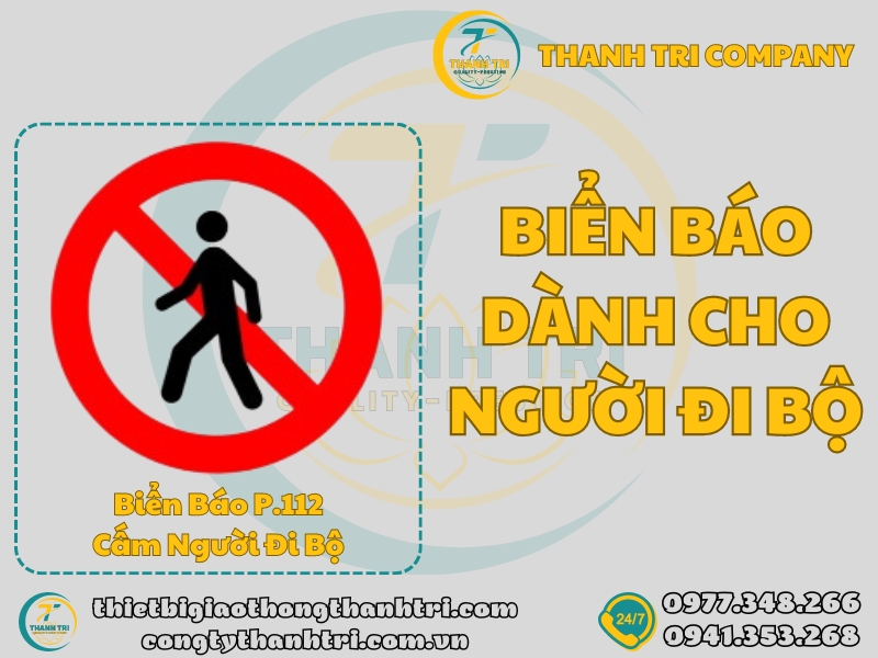 Biển báo dành cho người đi bộ