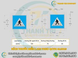 Biển Báo Dành Cho Người Đi Bộ Sang Ngang 423a, 423b Kích Thước Và Ý Nghĩa