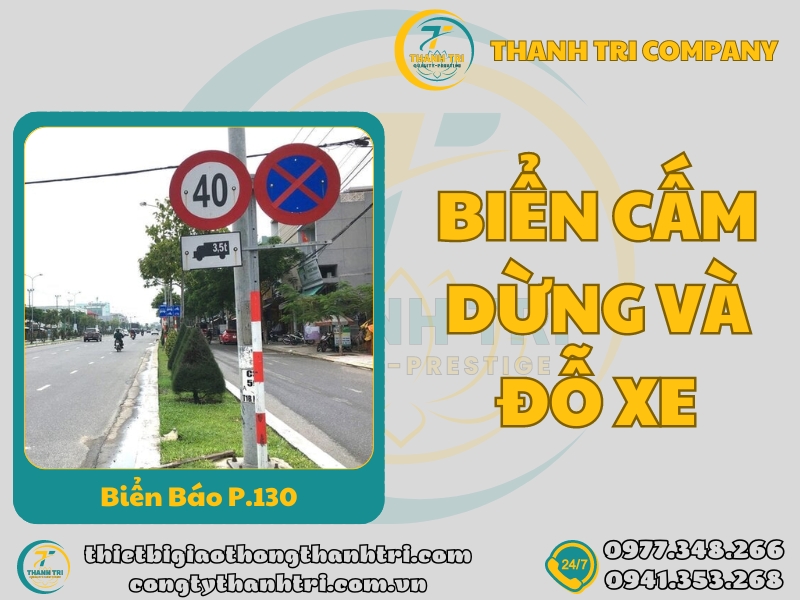 Biển cấm dừng và đỗ xe