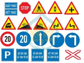 Các Loại Biển Báo Giao Thông Trong Trường Đào Tạo, Sát Hạch Lái Xe – Đơn Hàng Thực Tế Tại Đắk Lắk