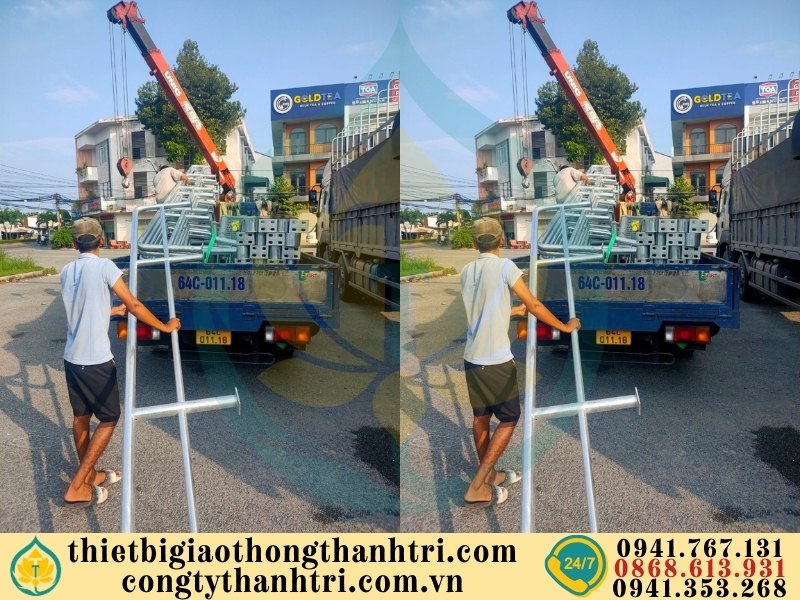 Cung cấp lan can cầu đường mạ kẽm nhúng nóng tại Vĩnh Phúc