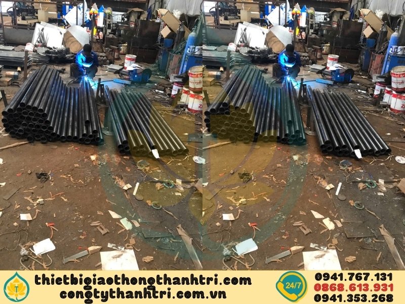 Cung cấp lan can cầu đường mạ kẽm nhúng nóng tại Bình Định