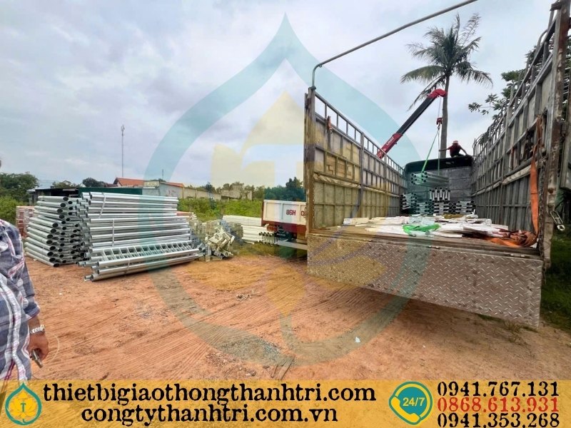 Cung cấp lan can cầu đường mạ kẽm nhúng nóng tại Bình Thuận