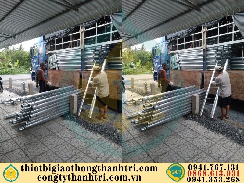 Cung cấp lan can cầu đường mạ kẽm nhúng nóng tại Cần Thơ