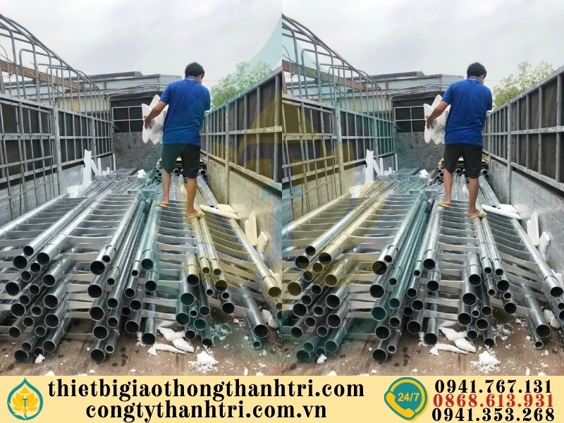 Cung cấp lan can cầu đường mạ kẽm nhúng nóng tại Đồng Tháp