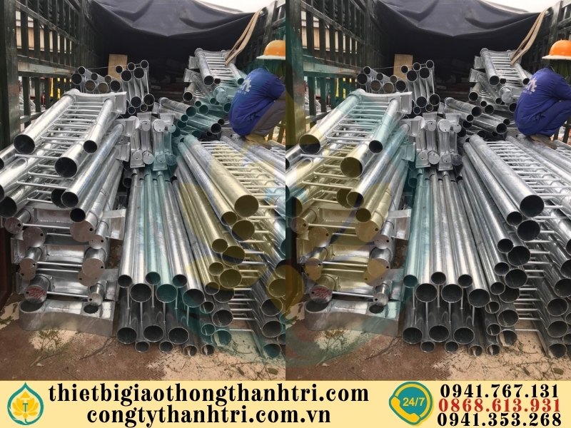 Cung cấp lan can cầu đường mạ kẽm nhúng nóng tại Hậu Giang