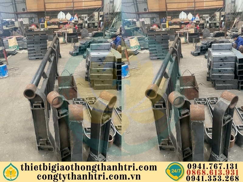 Cung cấp lan can cầu đường mạ kẽm nhúng nóng tại Khánh Hoà