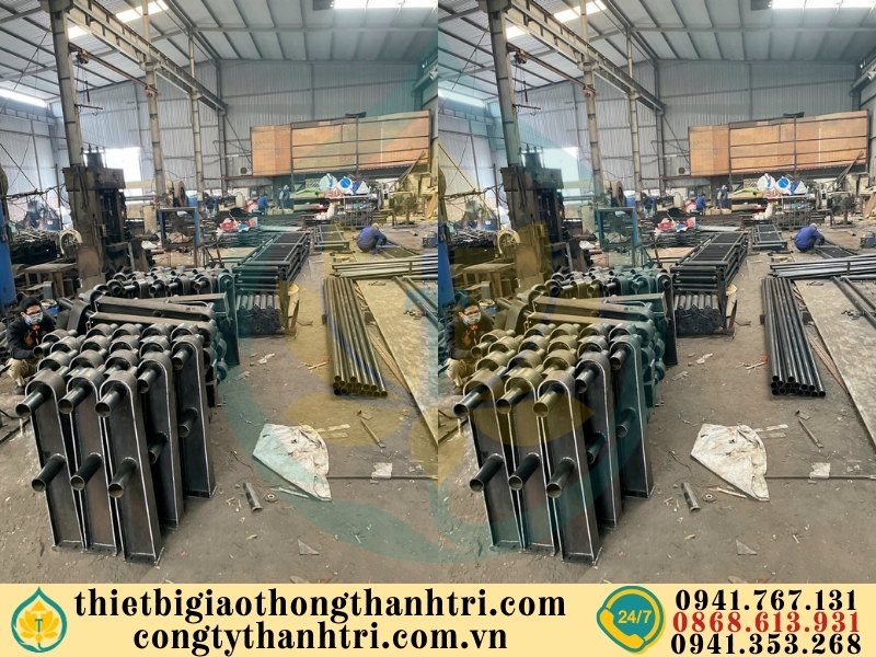 Cung cấp lan can cầu đường mạ kẽm nhúng nóng tại Trà Vinh