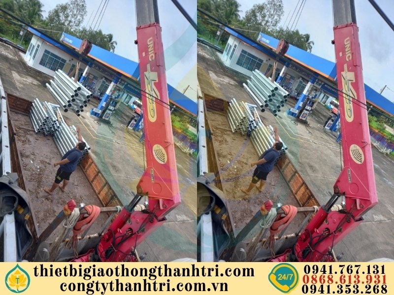 Cung cấp lan can cầu đường mạ kẽm nhúng nóng tại Vĩnh Long