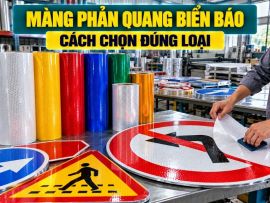Màng Phản Quang Biển Báo Có Những Loại Nào? Cách Chọn Đúng Loại