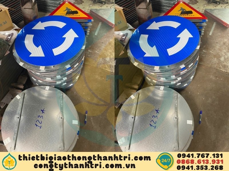 Sản xuất biển báo hiệu lệnh tại xưởng Công ty TNHH Thành Tri Sản xuất biển báo hiệu lệnh tại xưởng Công ty TNHH Thành Tri