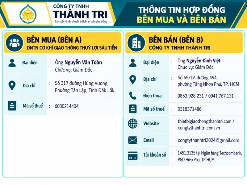 Thông tin hợp đồng hộ lan tôn sóng Đắc Lắc Thông tin hợp đồng hộ lan tôn sóng Đắc Lắc