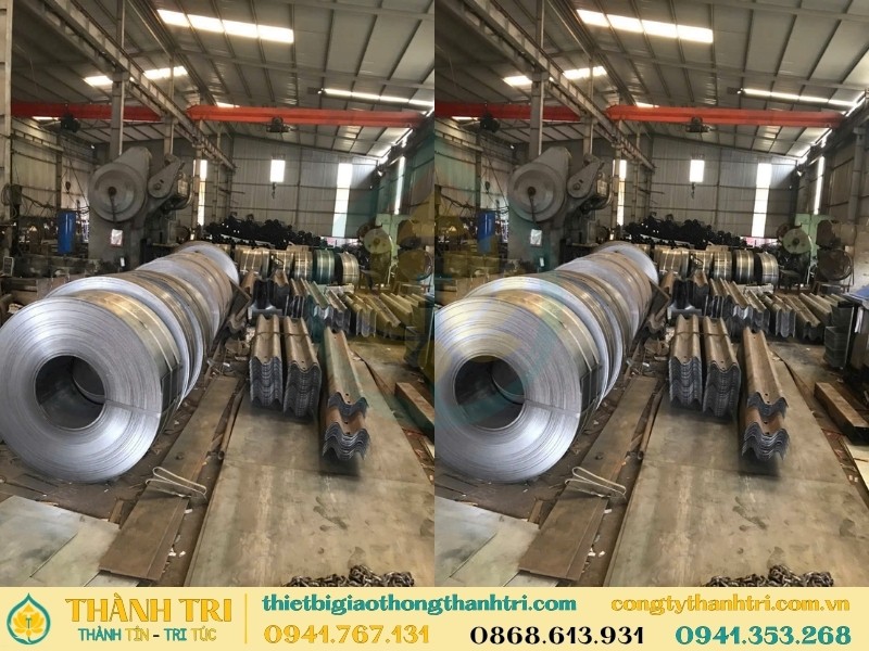 Xưởng sản xuất hộ lan tôn sóng Thành Tri ở Hà Nội